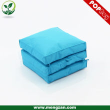 hot sell fabric folded picnic beanbag blanket mini beanbag bed